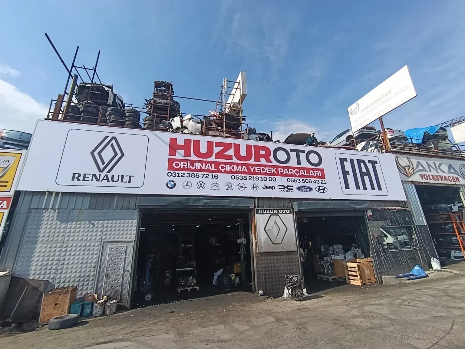 Huzur Oto çıkma motor ve yedek parça dükkanı, Ostim Ankara